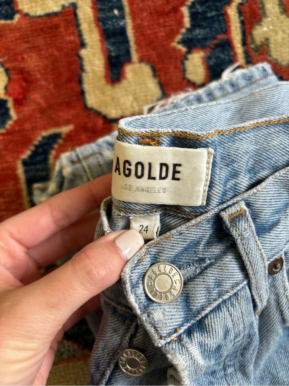 AGOLDE Straight Leg Jeans